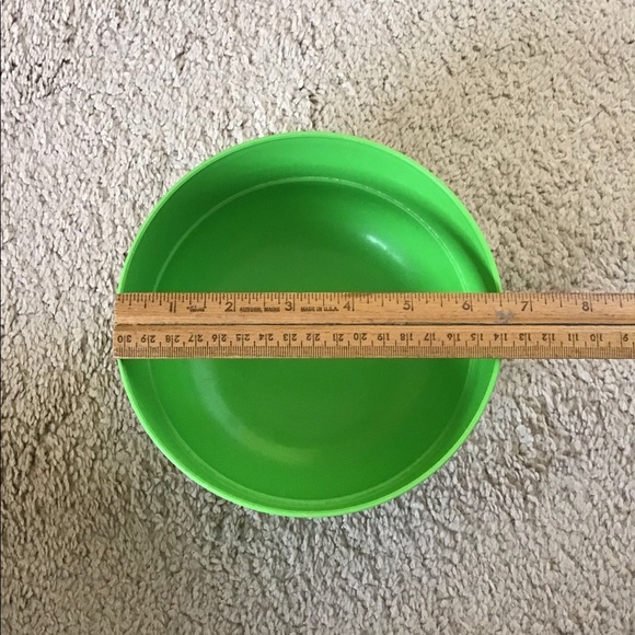 Click green plastic salad bowl set - Picture 4 of 6